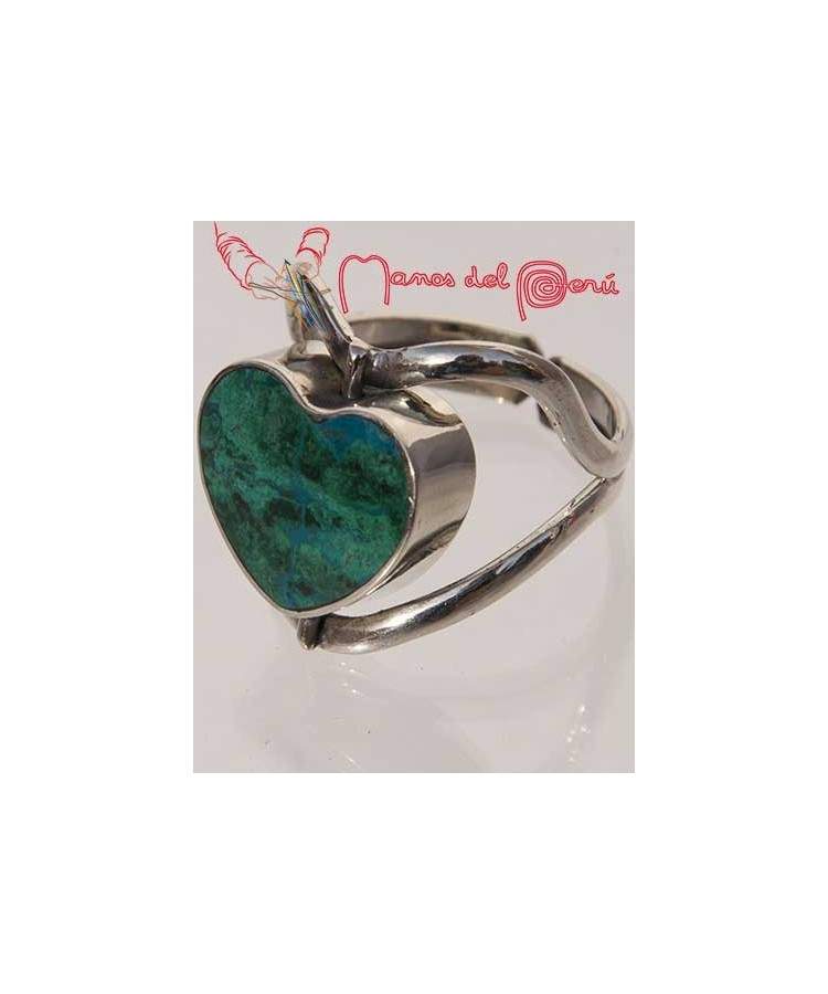 Bague coeur turquoise et onyx Bague coeur turquoise et onyx