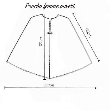Ponchito laine d'alpaga jaune soleil