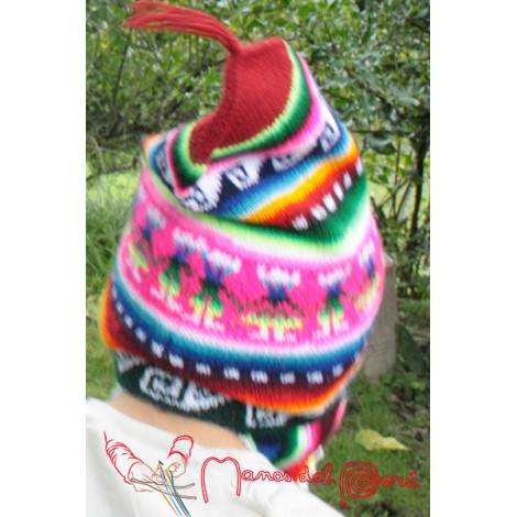Véritable Bonnet Péruvien pour enfant, Chullo l'altiplano, bonnet péruvien  tricoté main, bonnet péruvien enfant, bonnet péruvien fait main -   France