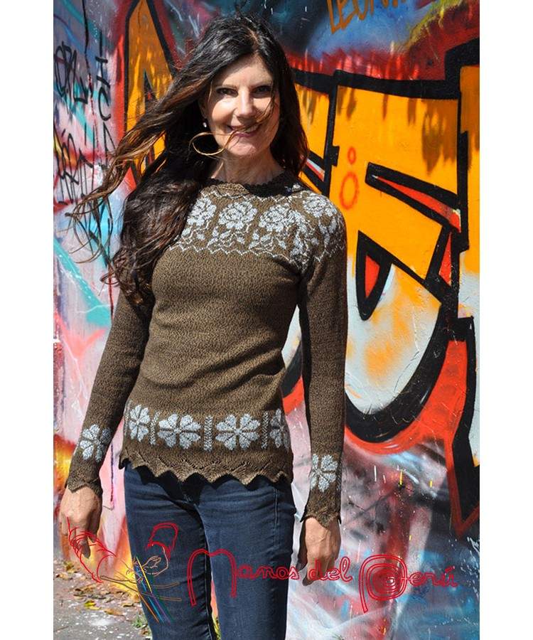 Sweat à Capuche Femme Hush - Taille M, Marron, 100% Coton