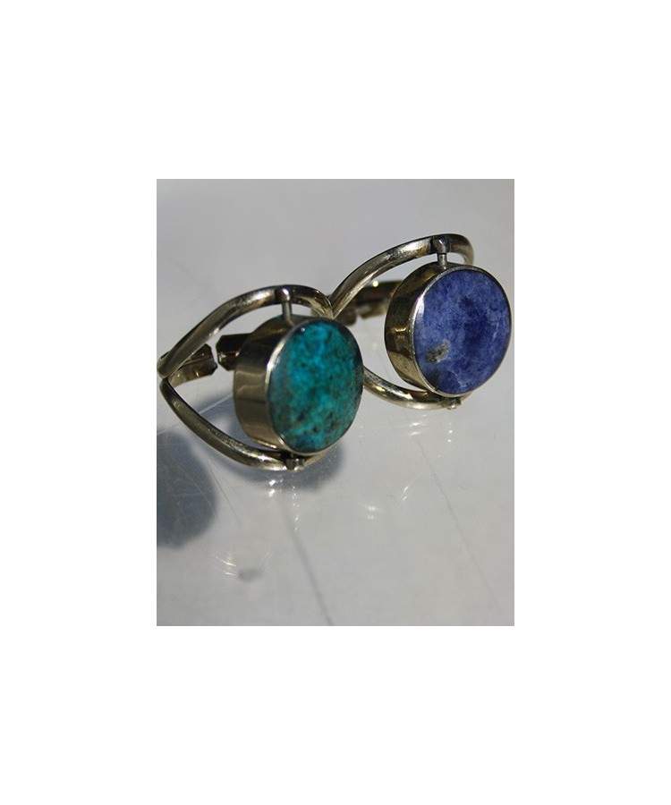 Bague Lapis-lazuli et turquoise
