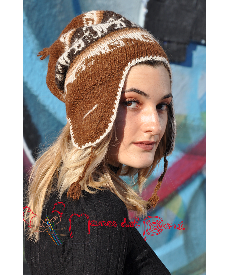 Bonnet Roux Bonnet péruvien femme