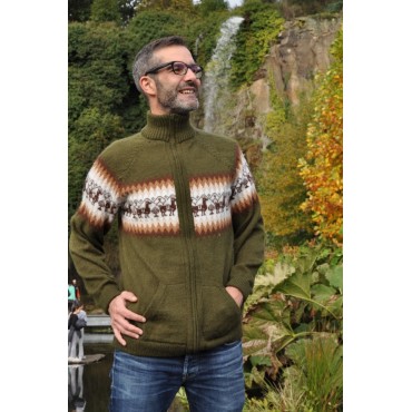 Cardigan elegant en alpaga