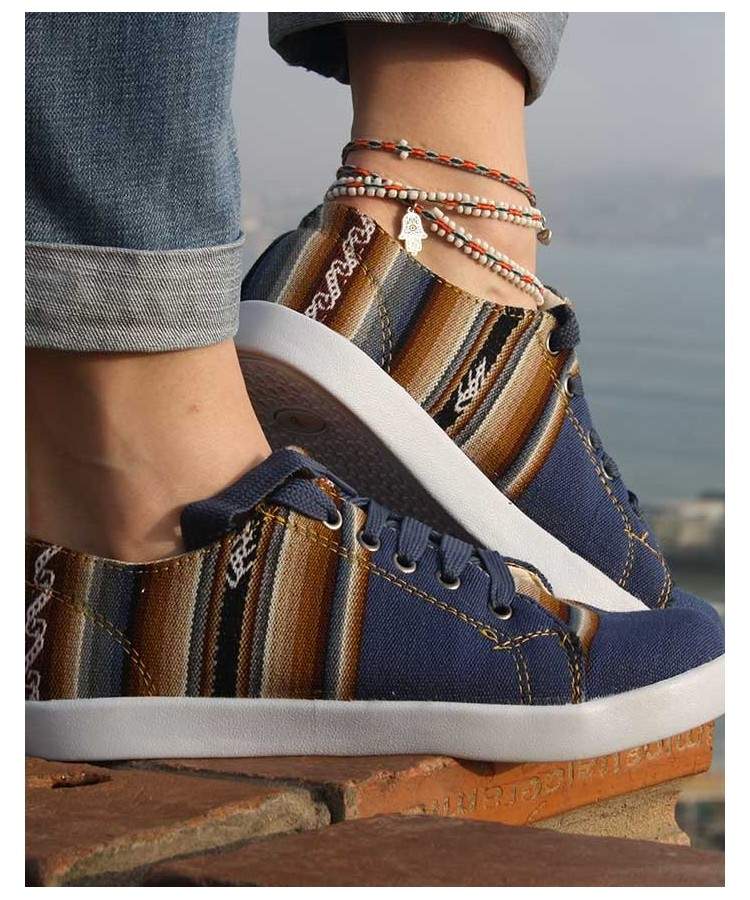 La chaussure des Incas blue ocean