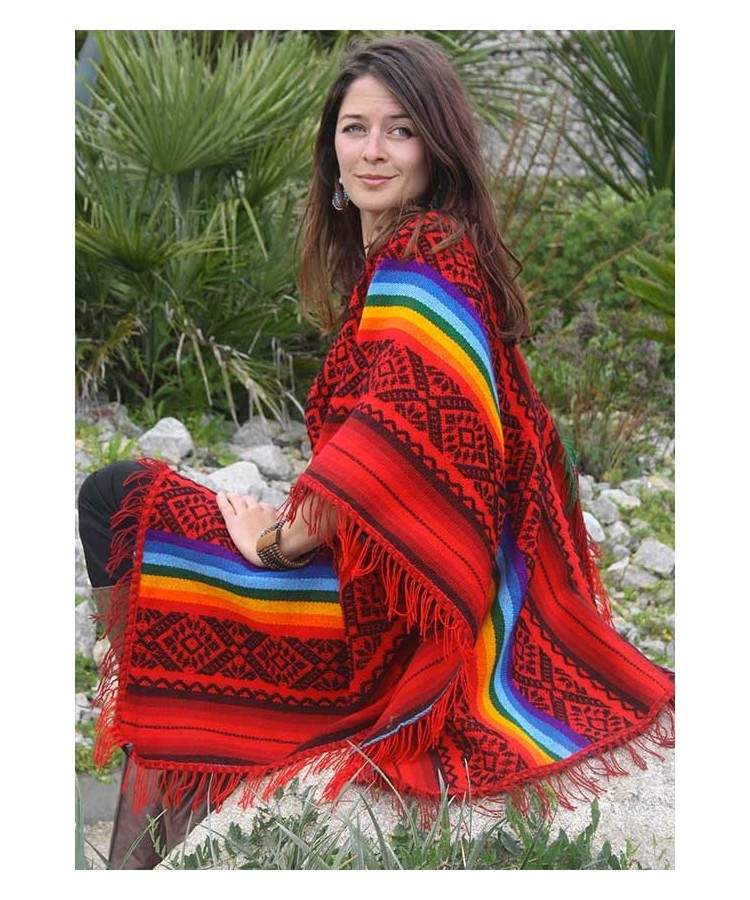 Le traditionnel poncho inca 